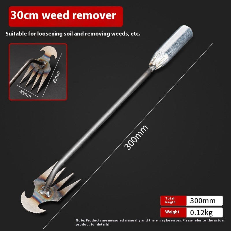 Multi-functional Stainless Steel Weed Cleaner Tool Gardening Loose Soil