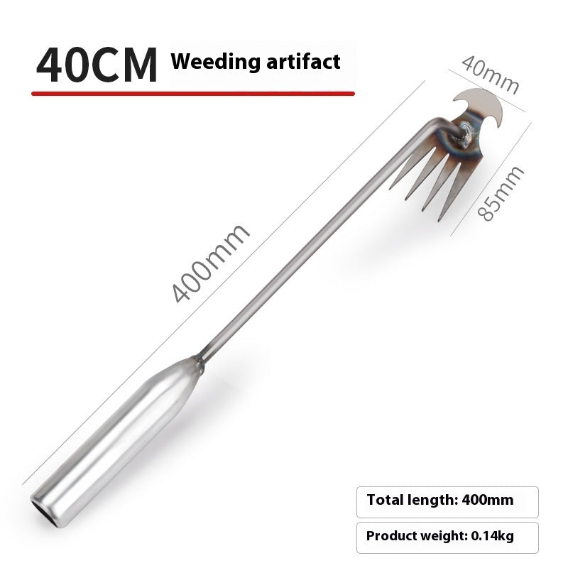 Multi-functional Stainless Steel Weed Cleaner Tool Gardening Loose Soil